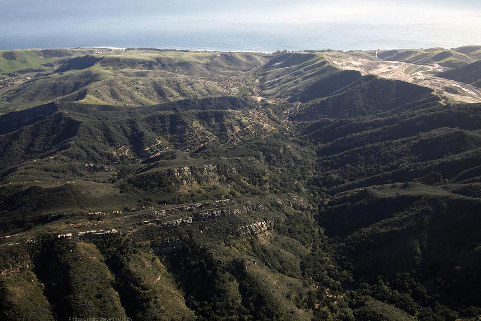 Bird's eye view of Baron Ranch