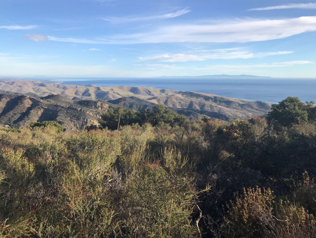 island view from Baron Ranch