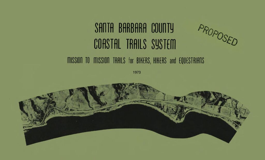 1973 proposal for trails in Santa Barbara County
